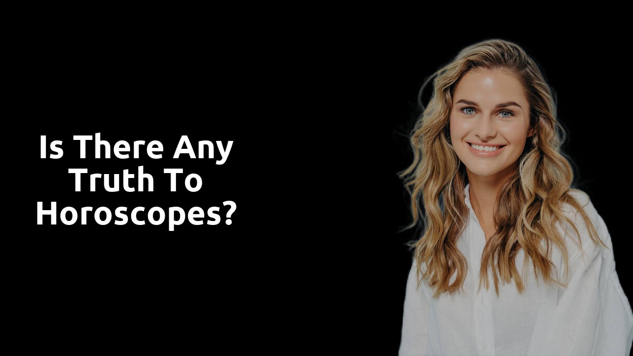Is there any truth to horoscopes?