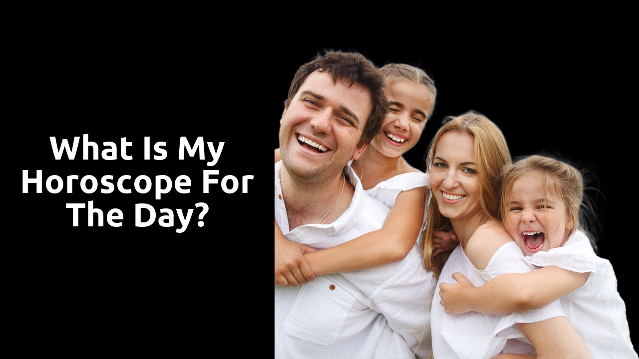 What is my horoscope for the day?