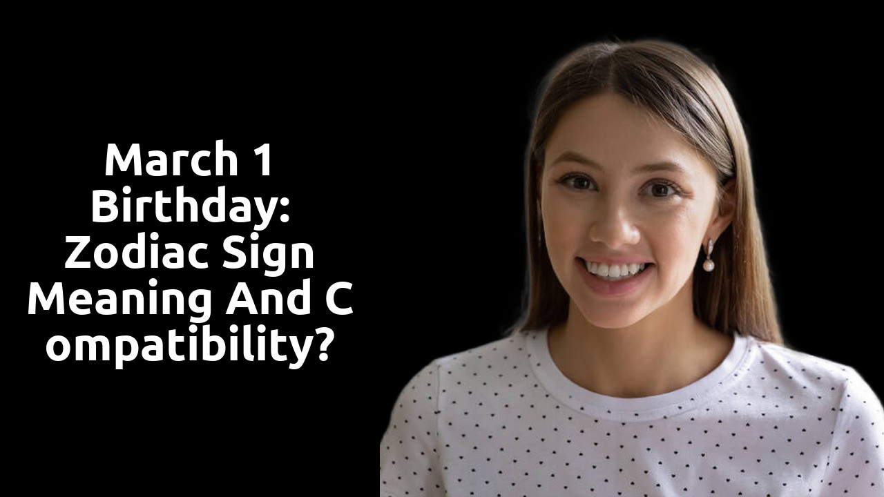March 1 Birthday: Zodiac Sign Meaning and Compatibility?