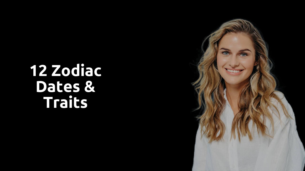 12 Zodiac Dates & Traits