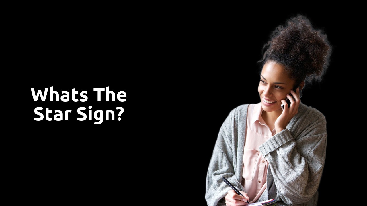 Whats the star sign?