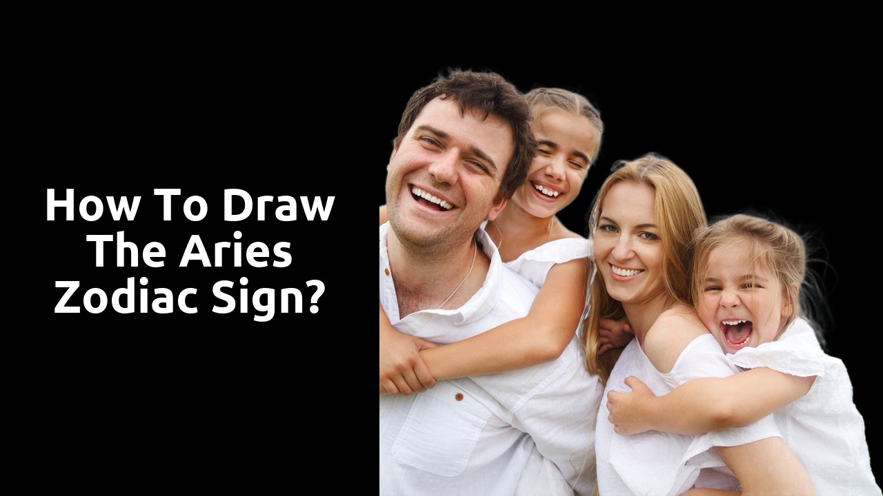How to draw the Aries zodiac sign?
