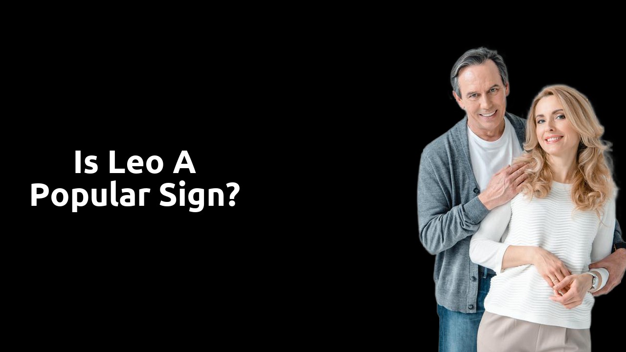 Is Leo a popular sign?