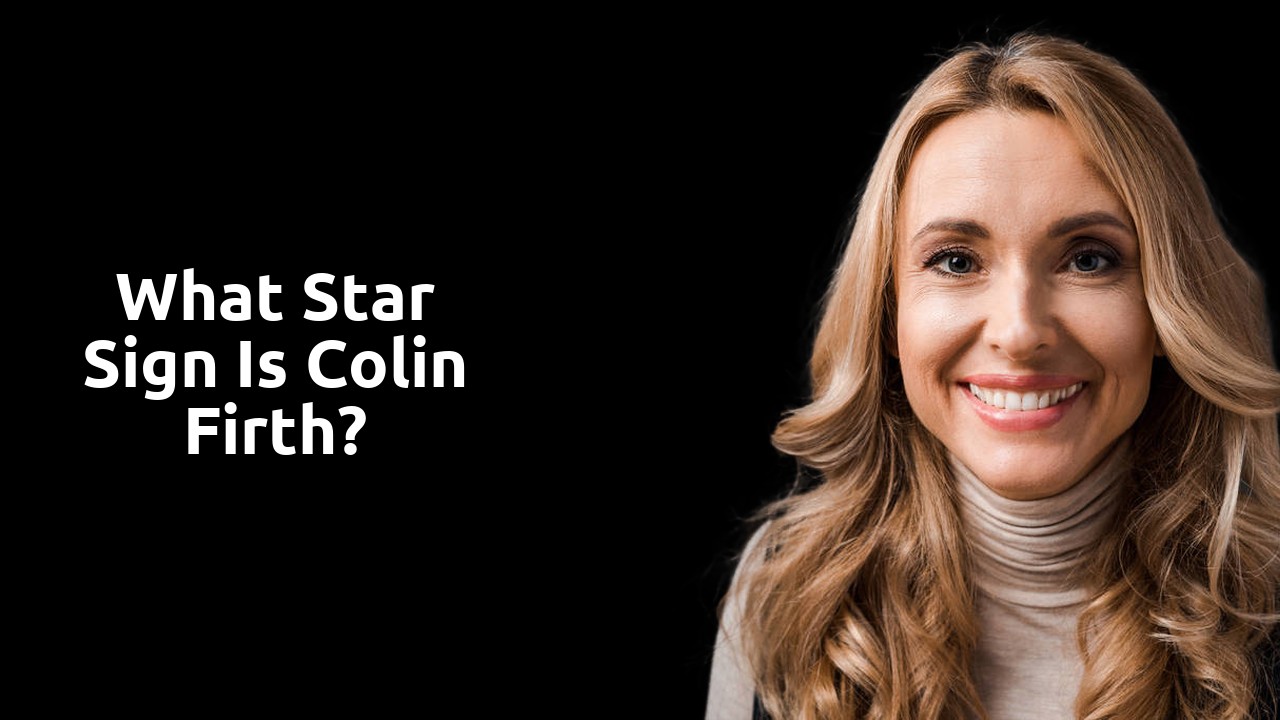 What star sign is Colin Firth?
